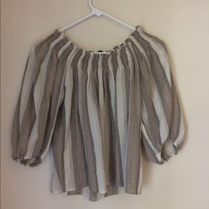 Zara Basic off the shoulders top